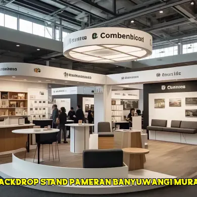 backdrop stand pameran banyuwangi murah